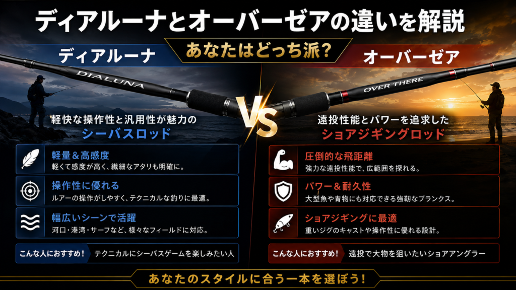 ディアルーナとオーバーゼアの違いを解説