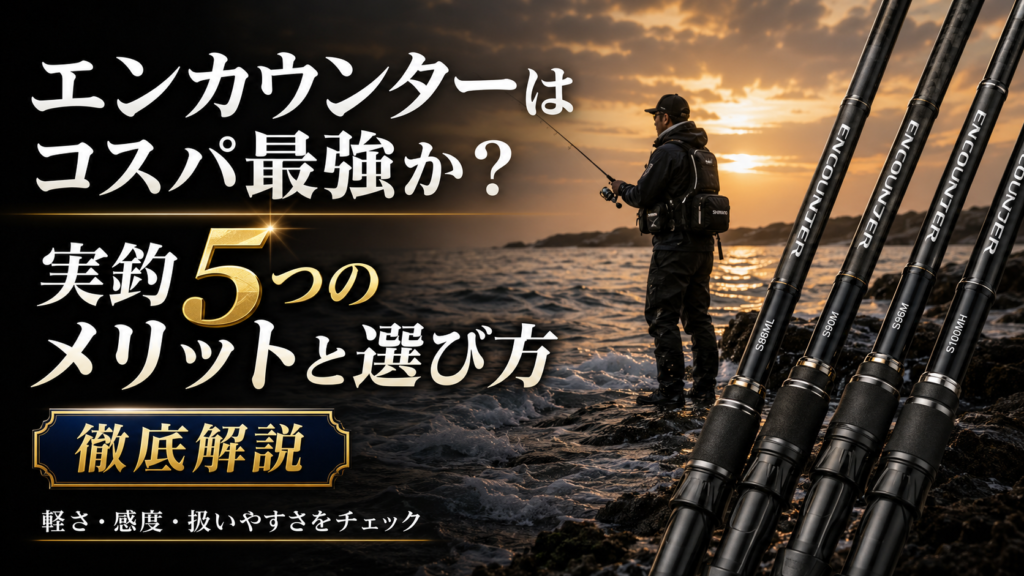 シマノ エンカウンターはコスパ最強か？実釣5つのメリットと選び方