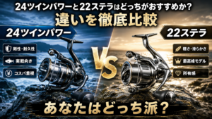 24ツインパワーと22ステラはどっちがおすすめか?違いを徹底比較