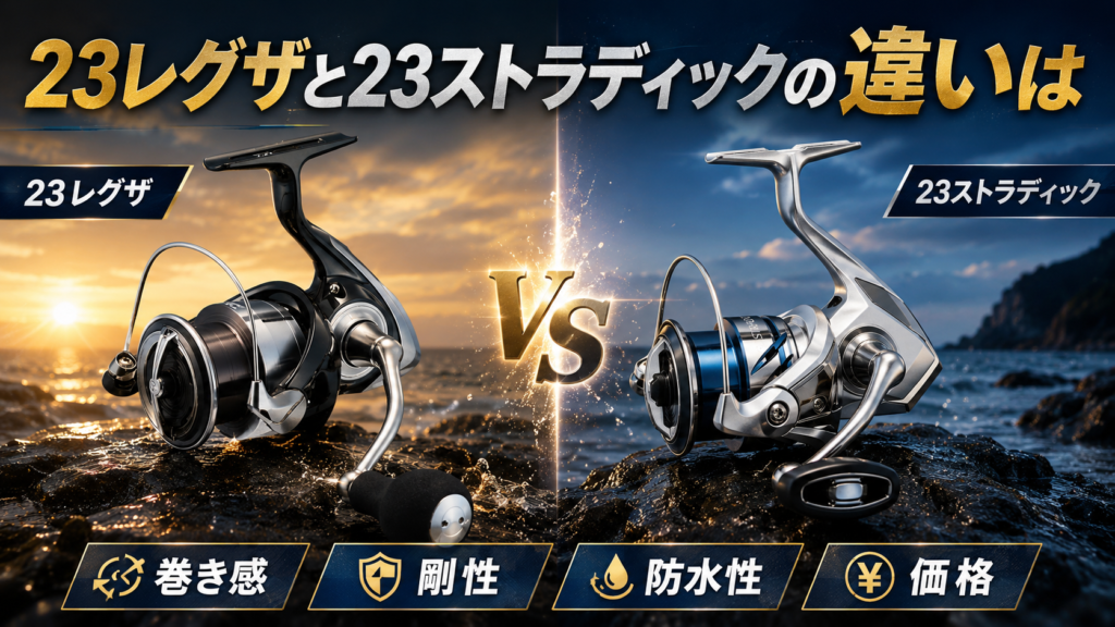 23レグザと23ストラディックの違いは？