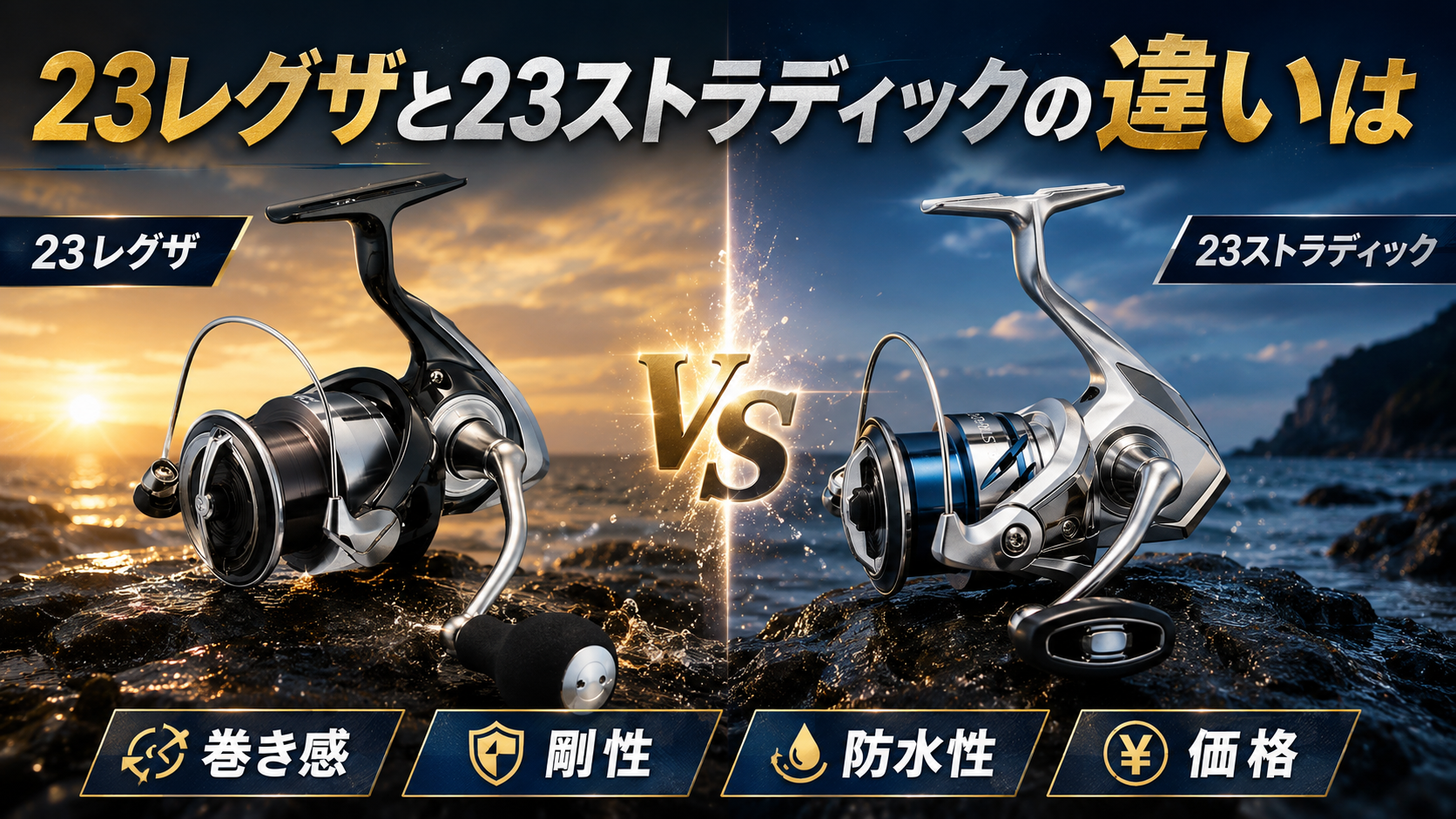 23レグザと23ストラディックの違いは？