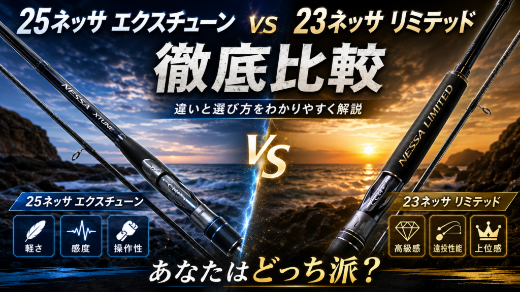 25ネッサ エクスチューン vs 23ネッサ リミテッド徹底比較