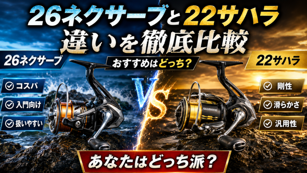 26ネクサーブと22サハラ違いを徹底比較おすすめはどっち？