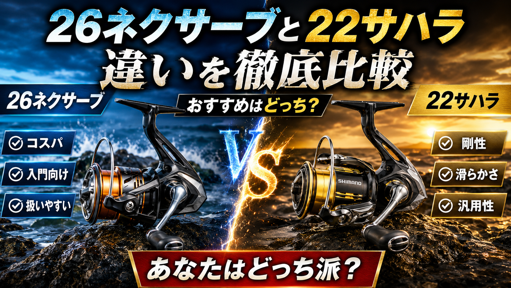 26ネクサーブと22サハラ違いを徹底比較おすすめはどっち?