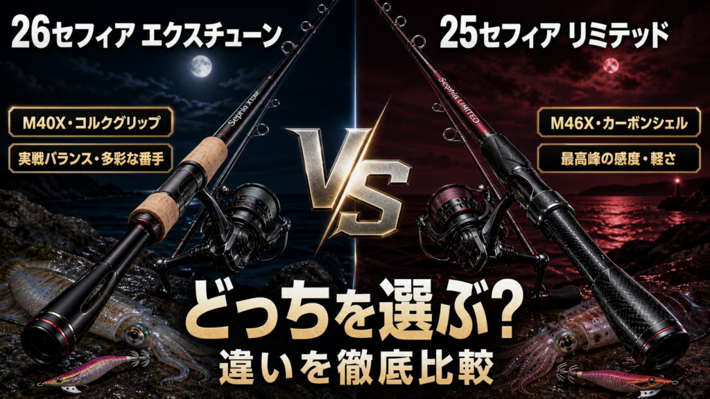 26セフィア エクスチューンと25セフィア リミテッドの違いを比較