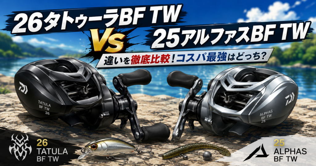 26タトゥーラBF TWと25アルファスBF TWの違いを徹底比較