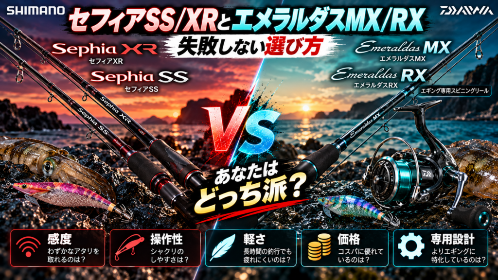 セフィアSS/XRとエメラルダスMX/RXはどちらを選ぶべきか？失敗しない選び方